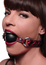 Load image into Gallery viewer, Master Series - Crimson Tied Triad Interchangeable Silicone Ball Gag
