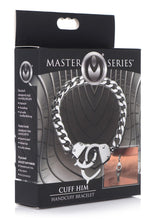 Load image into Gallery viewer, Master Series Cuff Him Handcuff Bracelet - Silver
