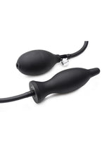 Load image into Gallery viewer, Master Series Dark Inflator Inflatable Silicone Anal Plug
