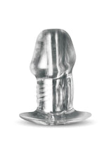 Load image into Gallery viewer, Master Series Dicked Hollow Anal Plug - Clear - Medium
