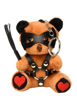 Load image into Gallery viewer, Master Series Dom Bear Keychain - Tan
