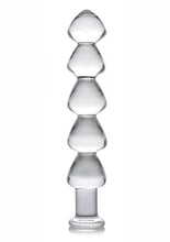 Load image into Gallery viewer, Master Series Drops Anal Links Glass Dildo - Clear
