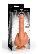 Load image into Gallery viewer, Master Series Finger Silicone Dildo - Vanilla
