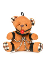 Load image into Gallery viewer, Master Series Gagged Teddy Bear Keychain - Brown
