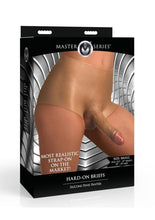 Load image into Gallery viewer, Master Series Hard-On Briefs Silicone Penis Panties - Caramel - Small
