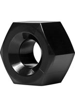 Load image into Gallery viewer, Master Series Hex Heavy Duty Cock Ring and Ball Stretcher - Black
