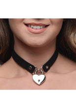 Load image into Gallery viewer, Master Series Lock-It Heart Lock and Key Choker
