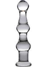 Load image into Gallery viewer, Master Series Mammoth 3 Bumps Glass 10.25in Dildo - Clear
