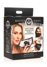 Load image into Gallery viewer, Master Series Mouth-Full Silicone Dildo Face Mask - Black
