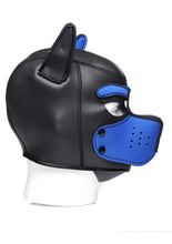 Load image into Gallery viewer, Master Series Neoprene Puppy Hood - Black/Blue
