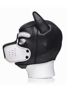 Master Series Neoprene Puppy Hood - Black/White