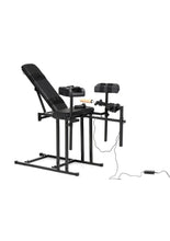 Load image into Gallery viewer, Master Series Obedience Chair with Sex Machine - Black
