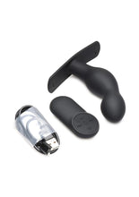 Load image into Gallery viewer, Master Series P-Spot Plugger 28x Rechargeable Silicone Prostate Plug with Harness and Remote Control
