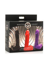 Load image into Gallery viewer, Master Series Passion Peckers Candle - Black/Purple/Red - Set
