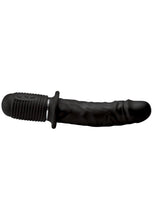 Load image into Gallery viewer, Master Series Power Pounder Vibrating and Thrusting Silicone Dildo - Black
