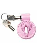 Load image into Gallery viewer, Master Series Pussification Vulva Chastity Cage - Pink
