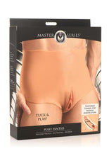 Load image into Gallery viewer, Master Series Pussy Panties Silicone Wearable Vagina/Ass Panties - Vanilla - Medium
