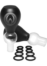 Load image into Gallery viewer, Master Series Pyramids Nipple Amplifier Bulbs with O Rings - Black
