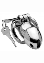 Load image into Gallery viewer, Master Series Rikers 24-7 Stainless Steel Locking Chastity Cage
