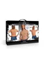 Load image into Gallery viewer, Master Series Ripped Silicone Male Chest Shirt - Vanilla - Large
