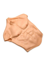 Load image into Gallery viewer, Master Series Ripped Silicone Male Chest Shirt - Vanilla - Small
