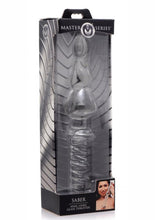 Load image into Gallery viewer, Master Series Saber Anal Links Glass Thruster - Clear
