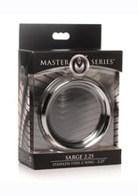 Load image into Gallery viewer, Master Series Sarge 2.25in Stainless Steel Erection Enhancer Cock Ring - Silver
