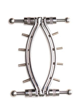 Load image into Gallery viewer, Master Series Spread &#39;Em Poker Stainless Steel Labia Clamp with Adjustable Pressure Screws
