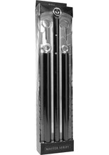 Load image into Gallery viewer, Master Series Spread Me Steel Adjustable Spreader Bar - Black
