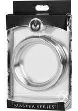 Load image into Gallery viewer, Master Series Stainless Steel Cock Ring - Silver - 2in
