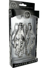 Load image into Gallery viewer, Master Series Sterling Monarch Nipple Vice - Metal/Silver
