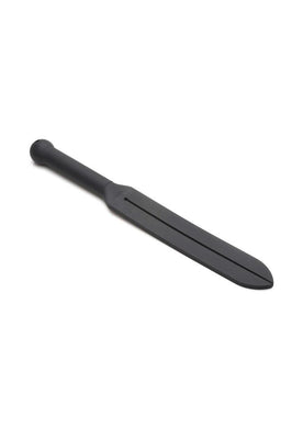 Master Series Stung Silicone Tawse Whip - Black