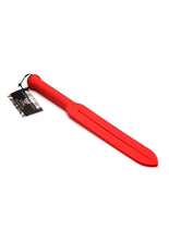 Load image into Gallery viewer, Master Series Stung Silicone Tawse Whip - Red
