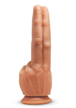 Load image into Gallery viewer, Master Series The Pleaser Double Finger Silicone Dildo - Vanilla
