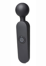 Load image into Gallery viewer, Master Series Thunder Wand 72x Rechargeable Silicone Heating Wand Massager - Black
