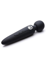 Load image into Gallery viewer, Master Series Thunderstick Premium Rechargeable Silicone Wand - Black
