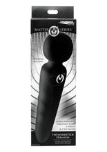 Load image into Gallery viewer, Master Series Thunderstick Premium Rechargeable Silicone Wand - Black
