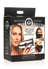 Load image into Gallery viewer, Master Series Under Cover Ball Gag Face Mask - Black
