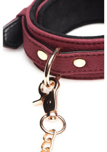 Load image into Gallery viewer, Master Series Velvet Bondage Set Cuffs, Collar, and Leash
