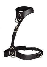 Load image into Gallery viewer, Master Series Vixen Female Chest Vegan Leather Harness - Black
