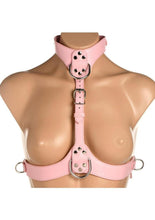 Load image into Gallery viewer, Master Series Vixen Female Chest Vegan Leather Harness
