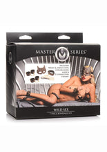 Load image into Gallery viewer, Master Series Wild Sex 7 Piece Bondage - Brown - Set
