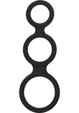 Load image into Gallery viewer, Maximizer Enhancer Silicone Cock Ring - Black
