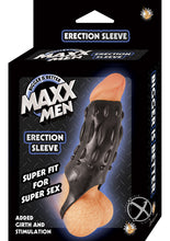 Load image into Gallery viewer, Maxx Men Erection Sleeve Cock Ring - Black
