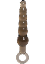 Load image into Gallery viewer, ME YOU US Rippled Anal Teaser Wand Anal Plug - Smoke - 5.75in
