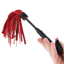 Load image into Gallery viewer, Rouge Leather Mini Flogger
