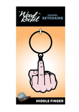 Load image into Gallery viewer, Middle Finger Keychain
