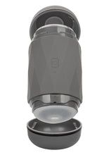 Load image into Gallery viewer, Milk Master Vibro Squeeze Rechargeable Silicone Stroker - Black

