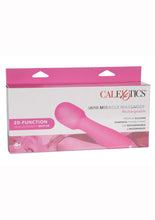Load image into Gallery viewer, Mini Miracle Silicone Rechargeable Wand Massager - Pink
