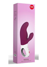 Load image into Gallery viewer, Miss Bi Silicone Vibrator with Clitoral Stimulator - Grape/Purple
